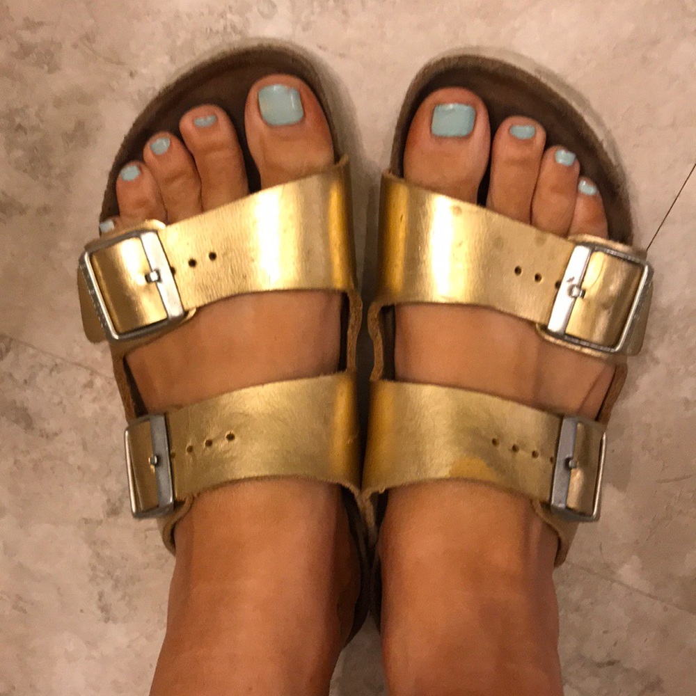 💥 GOLD BIRKINSTOCKS!!! Extremely RARE!